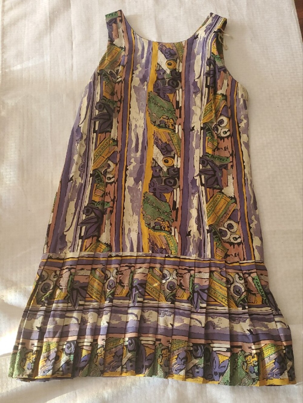 Women’s Purple Floral Dress - Size 18 - Picture 10 of 14